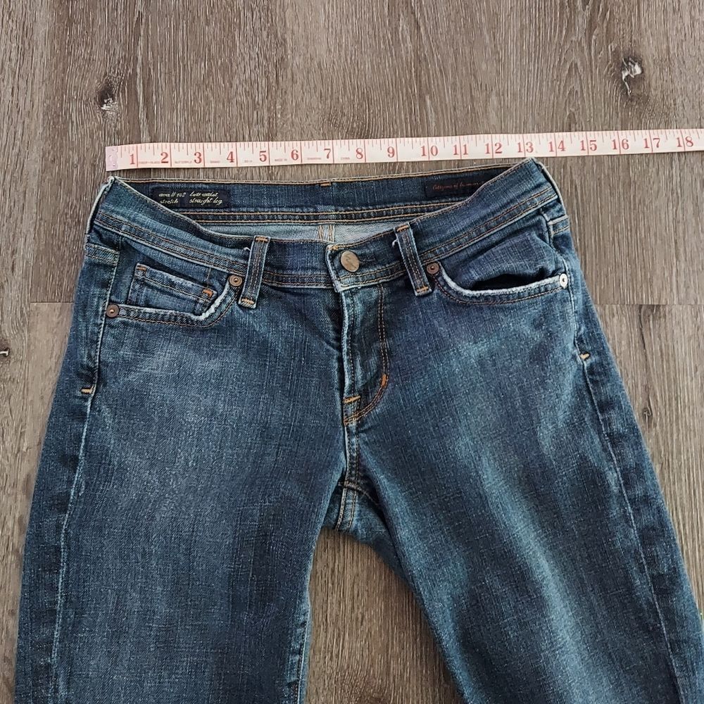 Citizens of Humanity ava #142 Stretch Low Waist Straight Leg Cropped Jeans 27 - Picture 8 of 10